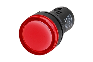 Сигнальный индикатор со встроенным диодом 220В, красный