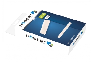 Hoegert Мел технический белый 120мм, комплект 12шт, HT3B777