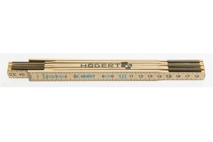 Hoegert Метр складной деревянный 1м HT4M261-D